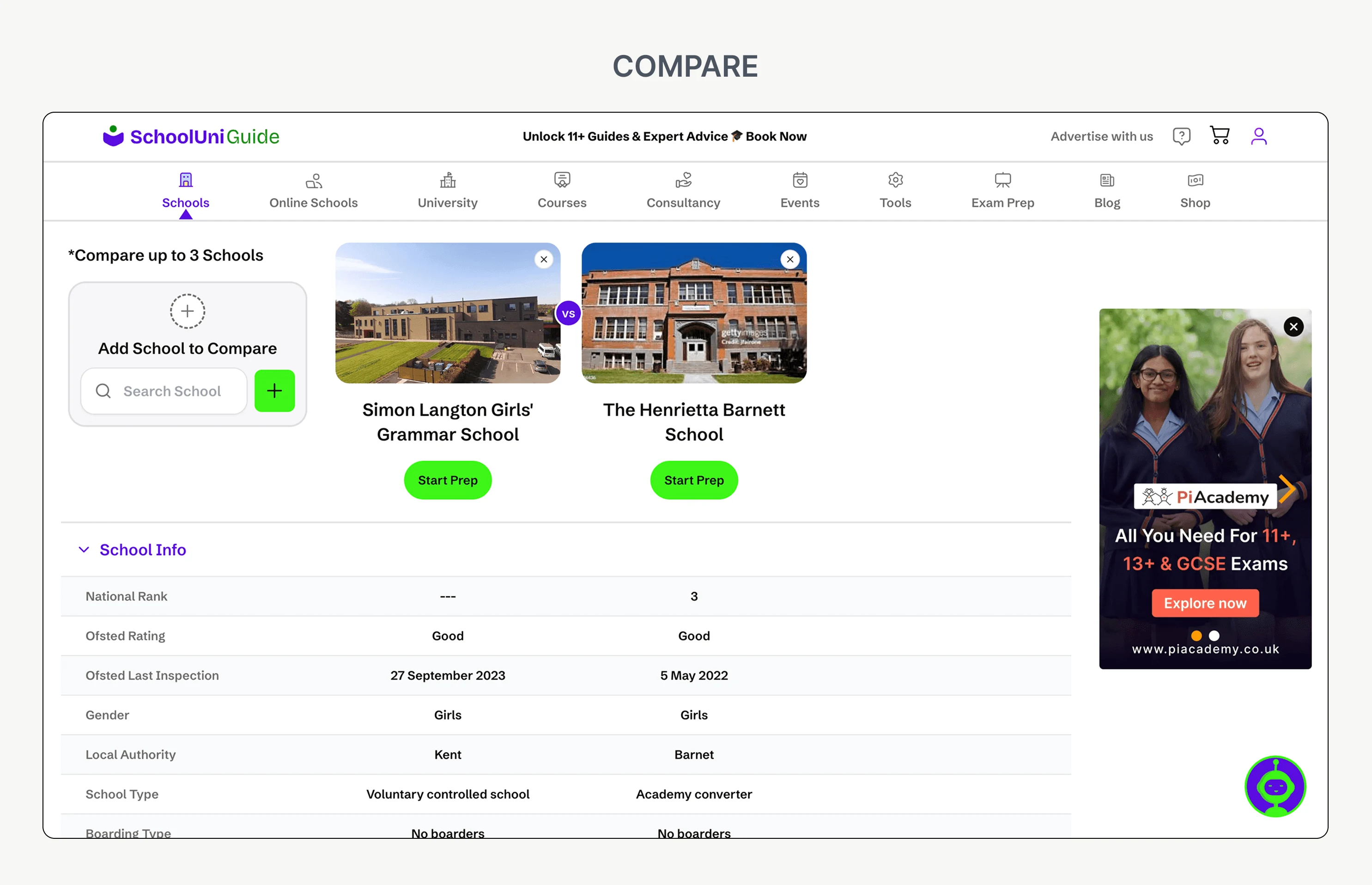 Final side-by-side school comparison