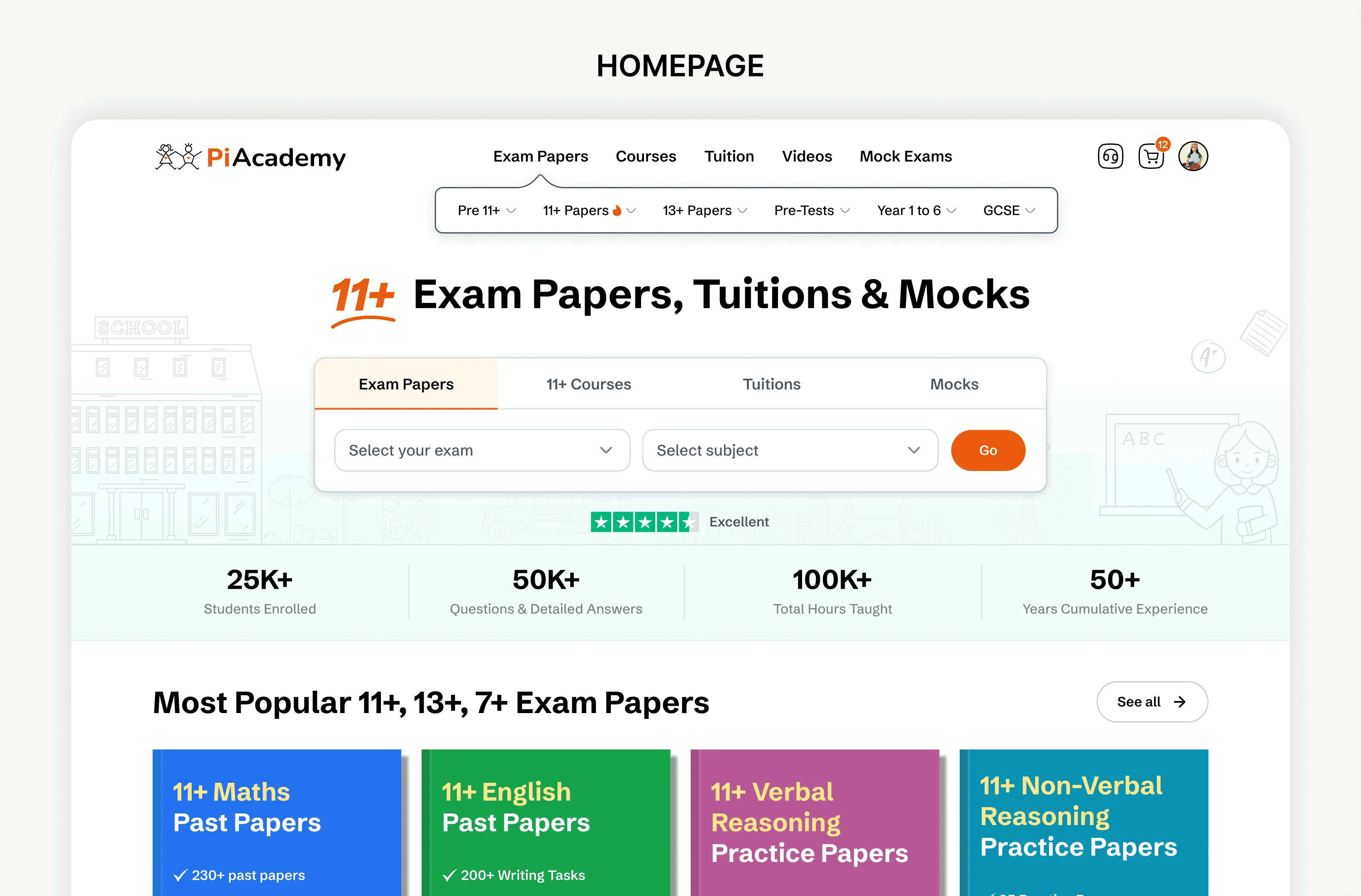 Discover / Redesigned homepage